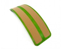 Доска балансир TicToys Das.Brett лакированная с пробковыми накладками, цвет зеленый (211860_GC)