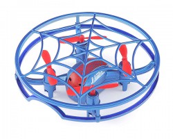 Квадрокоптер JJRC H64 Spiderman в клітці (блакитний)