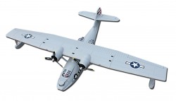 Літак-амфібія Dynam PBY Catalina Безщітковий 1470 мм 2,4 ГГц PNP (GR) (DY8943-Сірий PNP)