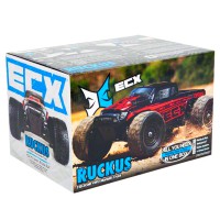 Автомобіль ECX Ruckus Monster 1:18 RTR 267 мм 4WD 2,4 ГГц (червоно-чорний)