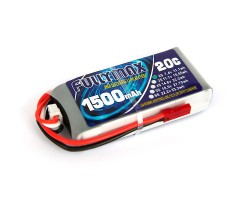 Аккумулятор Fullymax 7.4V 1500mAh Li-Po 2S 20C JST