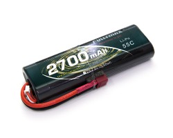 Акумулятор Fullymax 7.4V 2700mAh Li-Po 2S1P 55C, T-plug HardCase