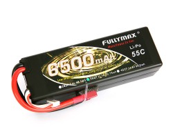 Акумулятор Fullymax 7.4V 6500mAh Li-Po 2S2P 55C, T-plug HardCase