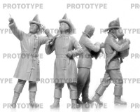 Сборные фигурки ICM Экипаж американской пожарной машины, 1910-е гг. 1:35 (ICM35622)