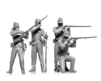 Збірні фігурки ICM Піхота Союзу, Громадянська війна в США 1:35 (ICM35020)