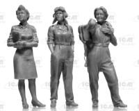 Збірні фігурки ICM Жінки-пілоти на службі ВПС США, 1943-1945 рр. 1:32 (ICM32108)