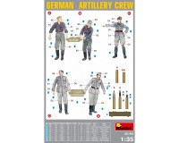 Сборные фигурки MiniArt Немецкий артиллерийский расчет, специздание 1:35 (MA35192)