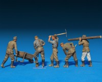 Збірні фігурки MiniArt Німецькі солдати за роботою 1:35 (MA35065)