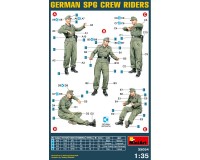 Сборные фигурки MiniArt Едущий немецкий экипаж САУ German SPG crew riders 1:35 (MA35054)