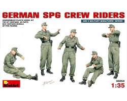 Збірні фігурки MiniArt Німецький екіпаж, що їде САУ German SPG crew riders 1:35 (MA35054)