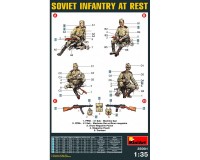 Збірні фігурки MiniArt Радянська піхота на відпочинку (1943-45 рр.) 1:35 (MA35001)