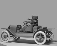 Сборные фигурки ICM Американские автоспортсмены, 1910-е гг. 1:24 (ICM24014)