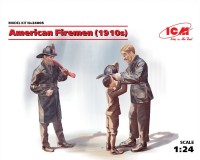 Сборные фигурки ICM Американские пожарные, 1910-е гг. 1:24 (ICM24005)
