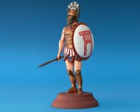 Сборная модель MiniArt фигурки спартанского гоплита V века до н. э. 1:16 (MA16012)