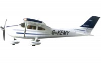 Радиоуправляемый самолёт FMS Cessna 182-AT 1400 мм 2.4GHz RTF Blue New Version