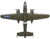 Самолет FMS North American B-25 Mitchell PNP Green (1470mm) (FMS025 Green)
