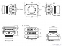 Камера FPV Foxeer Mini Predator 5 Racing 4ms Latency Super WDR (1.8mm)