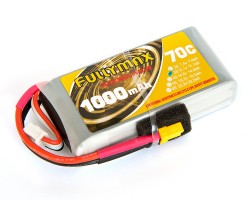 Аккумулятор Fullymax 11.1V 1000mAh Li-Po 3S 70C XT60