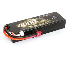 Fullymax 11,1V 4000mAh Li-Po 3S1P 45C акумулятор, T-plug HardCase
