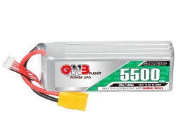 Аккумулятор GNB 14.8V 5500mah 70C Li-Po 4S1P XT90