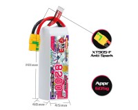 Акумулятор GNB 15.2V 8200mah 80C 4S1P HV XT90H ціна