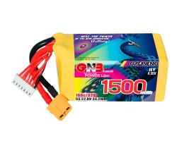 Аккумулятор GNB 22.8V 1500mah 160C Li-Po 6S1P HV XT60