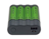 Зарядний пристрiй GP Charge AnyWay X411 2-в-1 та 4 акумулятори NiMH