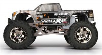 Автомобиль HPI Savage X 4.6 GT-3 1:8 монстр-трак 4WD нитро 2.4ГГц серебристо/чёрный RTR