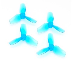 Пропелер HQProp 31mmX3 Micro Whoop Prop (2CW+2CCW) Poly Carbonate 1mm (Light Blue)