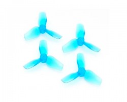 Пропелер HQProp 31mmX3 Ultralight Whoop Prop (2CW+2CCW) Poly Carbonate 1mm (Teal)