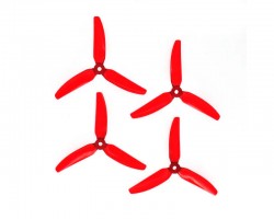 Пропелер HQProp 5x4.5x3V1S (2CW+2CCW) Poly Carbonate (Light Red)