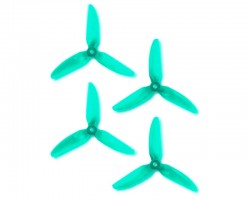 Пропеллер HQProp 5x4.8x3V1S (2CW+2CCW) Poly Carbonate (Light Turquoise)