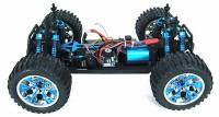 Монстр HSP Monster 1:10 нитро 4WD RTR синий/красный