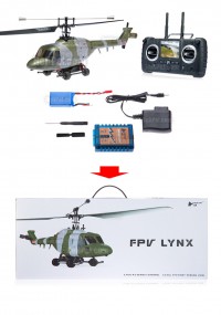 Вертоліт Hubsan Lynx 2.4GHz RTF з відеокамерою і FPV (H101D)