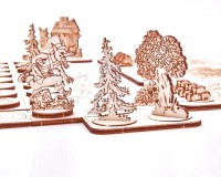 Настольная игра Wood Trick Переполох в лесу: Три поросенка
