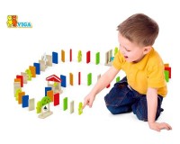 Деревянный игровой набор Viga Toys Домино, 116 элементов (51620)