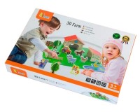 Дерев'яний ігровий набір Viga Toys Ферма, 30 елементів (50540)