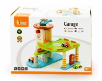 Деревянный игровой набор Viga Toys Паркинг, 3 уровня (59963)