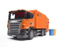 Автомодель Bruder SCANIA R-R-series мусоровоз 1:16 (оранжевый)