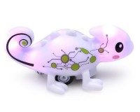 Индуктивная игрушка Happy Cow Хамелеон, меняет цвет и ездит по линии