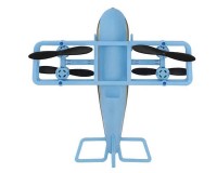 Квадрокоптер-самолет JJRC H95 (голубой) с 2мя аккумуляторами