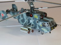 Сборная модель Звезда российский вертолёт огневой поддержки морской пехоты «Ка-29» 1:72