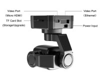 Камера с подвесом SIYI A8 mini 4K с 3-осевой стабилизацией