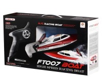 Радіокерований катер Fei Lun FT007 Racing Boat - 2.4GHz (червоний, FL-FT007r)