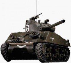 Коллекционная модель танка VSTank New MCU US M4 Sherman 1:24 (Green)