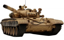 Коллекционная модель танка VSTank Russian Army Tank T72 M1 - 1:24 (Desert)