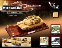 Коллекционная модель танка VSTank US M1A2 Abrams 1:24 (Desert)