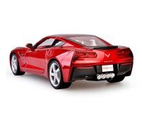 Коллекционный автомобиль Maisto Corvette Stingray 2014 1:18, красный