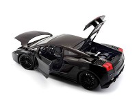 Колекційний автомобіль Maisto Lamborghini Gallardo Superleggera 1:18, чорний металік