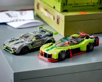 Конструктор Lego Speed Champions Aston Martin Valkyrie AMR Pro и Aston Martin Vantage GT3, 592 деталі (76910)